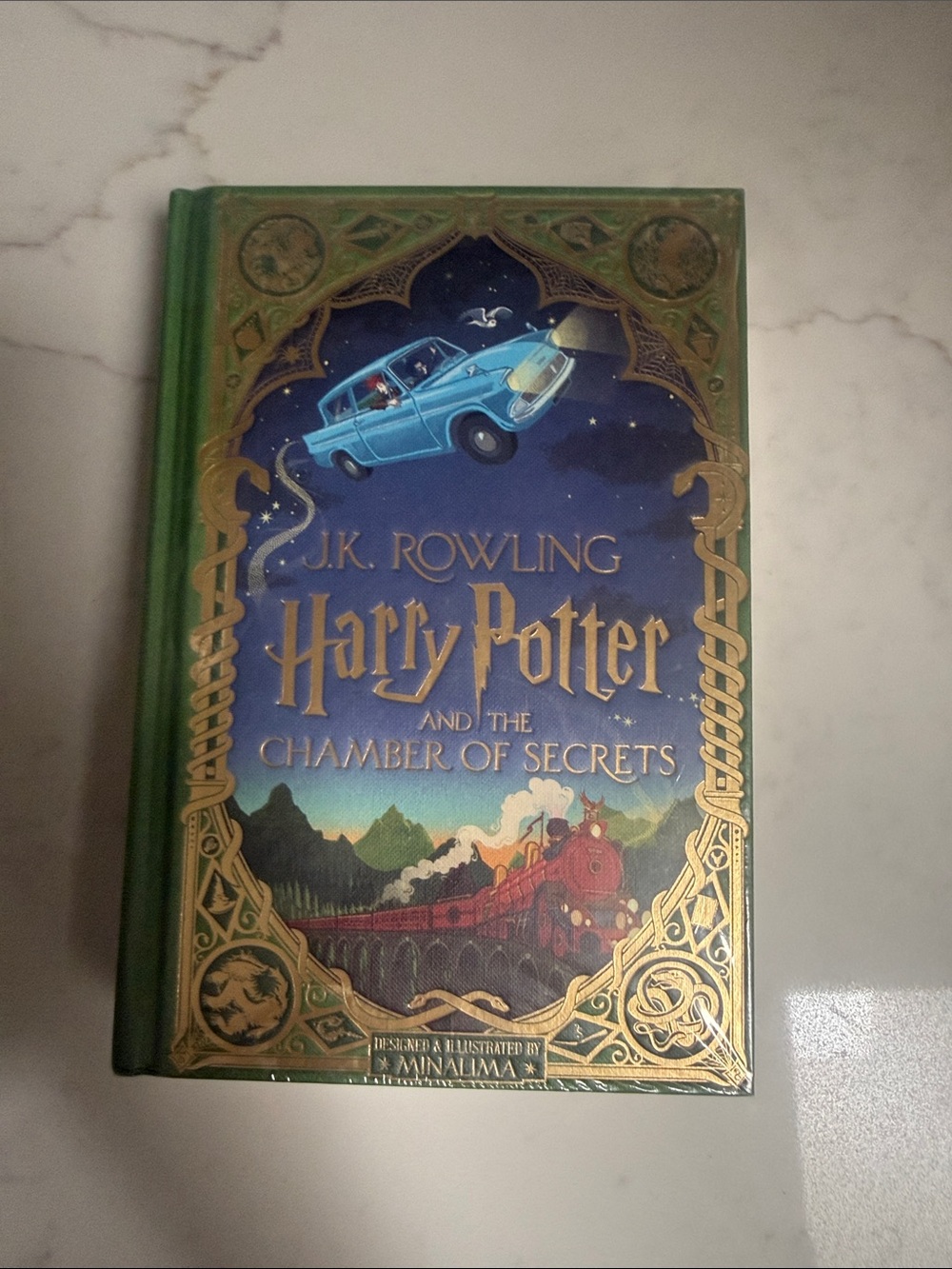 Brand new illustrated Harry Potter Chamber of Secrets in plastic wrap!